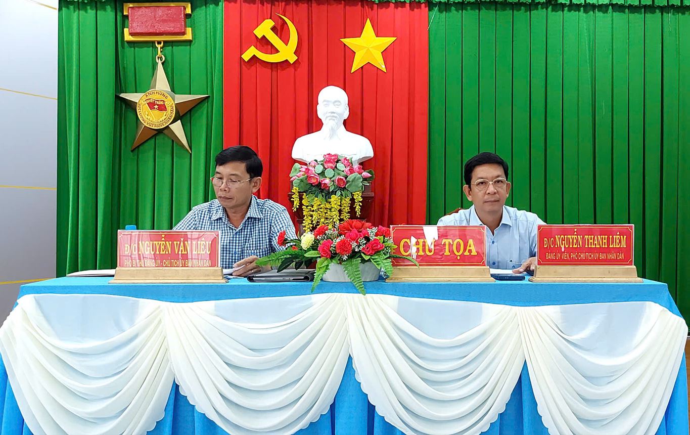 Ủy ban nhân dân phường Long Đức tổng kết tình hình thực hiện nhiệm vụ phát triển kinh tế - xã hội năm 2025 và dự thảo kế hoạch thực hiện năm 2026